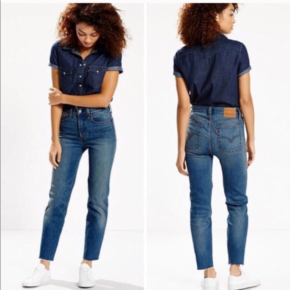 Levi’s white oak wedgie fit jeans
